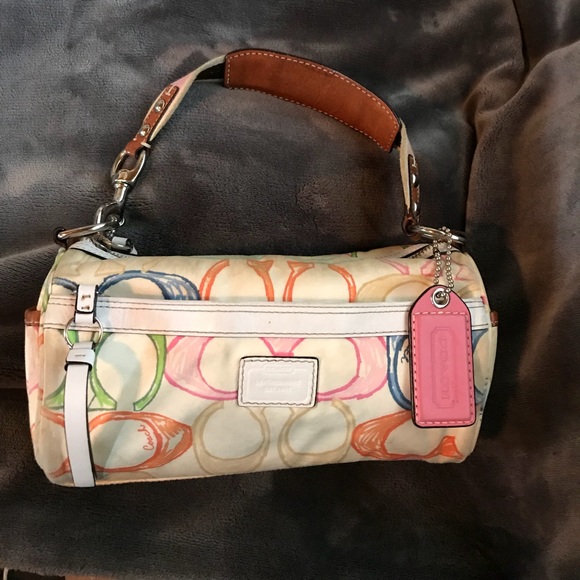 Coach Handbags - Coach Multi Color Baguette
